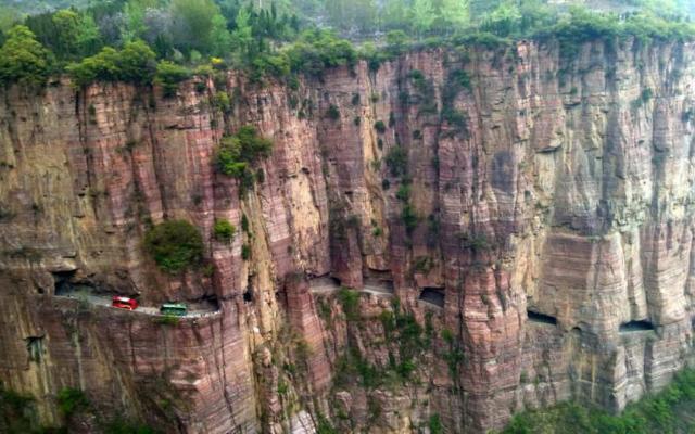 北京出發(fā)南太行掛壁公路自駕游：昆山掛壁公路，郭亮掛壁長廊4天自駕游